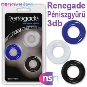 Renegade Péniszgyűrű – 3db