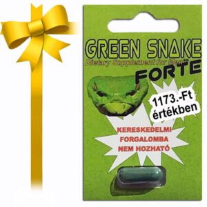 Green Snake Forte Potencianövelő - 1 Kapszula (Ajándék)