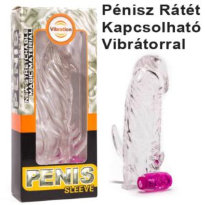 Penis Sleeve With Vibration Clear